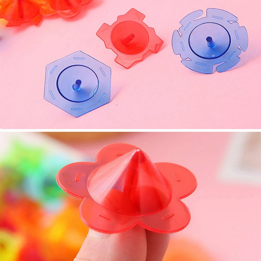 100PCS for Kids Boys Girls Mini Gyro Toy Plastic Colorful Sensory Toys Party Favors Stress Relief Gifts Stocking Stuffers