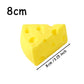 5/6/7CM Jumbo Cheese Cube Stress Ball Shapeable Squeeze Decor Non-Bounce or Bounce ASMR Sensory Anti-Stress Relief Squishy Toy