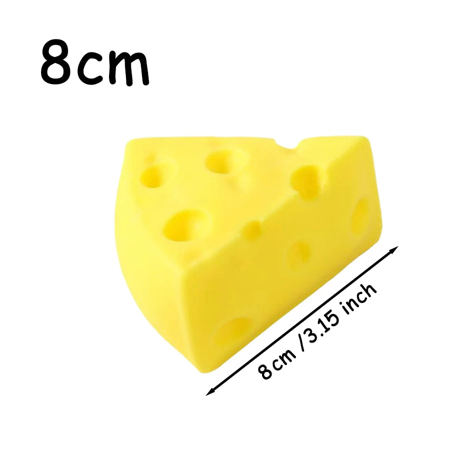 5/6/7CM Jumbo Cheese Cube Stress Ball Shapeable Squeeze Decor Non-Bounce or Bounce ASMR Sensory Anti-Stress Relief Squishy Toy