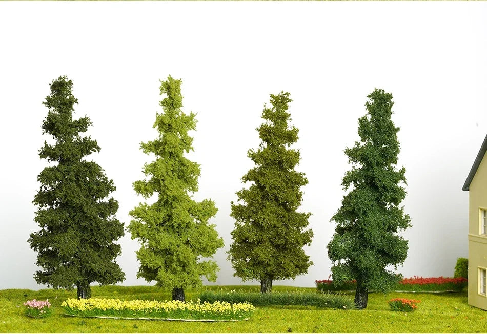 14/21cm Model Train Layout Wire Tree Model Simulation Tree Military Sand Table Material Handmade Diy Landscape Model Tree