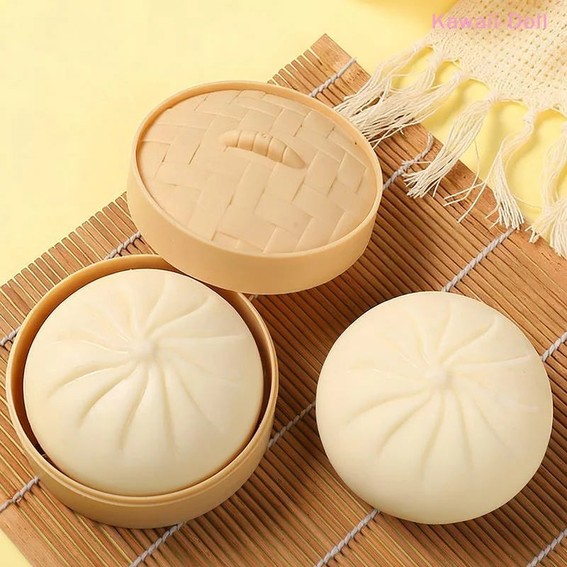 [DO]Steamed Stuff Bun Anti-Stress Dumpling Squishies Ball Fidgets Toy Soft Slowing Rebound Foam Ultra-Soft Decompression Toy[DO]