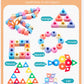 Beaded Diy Handmade Puzzle Wearing Beads Building Blocks EarlyEducation Geometry Shape Bracelet Toy