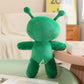 30cm Green Alien Plush Toy Anime Tentacled Horn Alien Monsters Horror Doll Boys Girls Soft Toys Stuffed Throw Pillow kids gifts