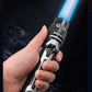 Colorful Glowing Sword Toys Laser Sword Lightsaber Red and Blue Double Saber Telescopic Music Cosplay Cool Flashing Children Toy