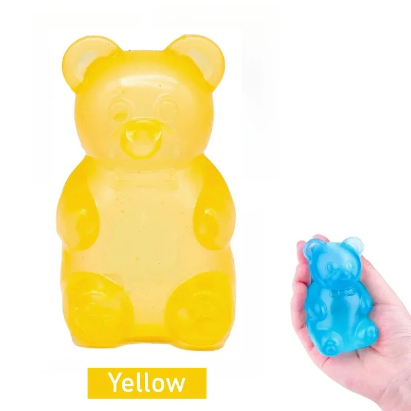 8.5CM Cute Squishy Bear Stress Ball Sugar Bead Filled Slow Rebound Non Toxic Sensory Fidget Toy for Classroom Prizes Party