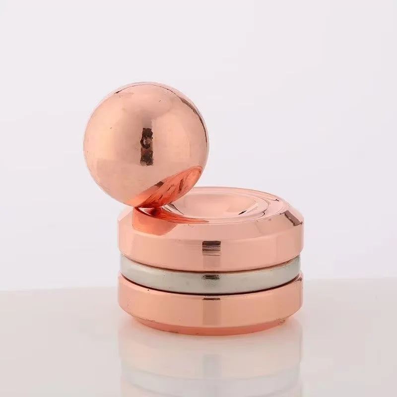 Adult Desktop Stress Relief Metal Fidget Toy Decompression Hypnosis Rotary Gyro Fingertip Toy Kinetic Round Spinner Kids Gift