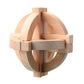 Wooden Kongming Luban Lock,3D Brain Teaser Puzzle,Office Decompression Puzzle for Adult, Intelligence Gift for Kids (Ball))