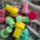20pcs Assorted Stamps for Self-ink Stamps Toy Anima Smiley Face Seal Scrapbooking DIY Painting Photo Album Decor