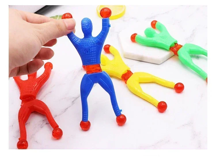 5-50 Pcs/set 9cm Sticky Toy Window Men With Sticky Hand Toys Color Plastic Suitable Feet For Adult