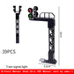 City Trains Flexible Tracks Forked Straight Curved Soft Rails Track Switch Building Block Bricks Kids DIY Technical Creative Toy
