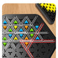 Chain Triangle Chess Triggle Rubber Band Game Toy Board Game Competitive Battle Set for Kids Friends Parent-Child Interaction