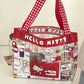 Sanrio KT Cute Cartoon Transparent PVC Makeup Bag Large Capacity Portable Handbag Style Cosmetic Storage Pouch Storage Bag