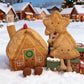 Cute Gingerbread House Gingerbread Star Gingerbread Tree Plush Doll Soft PP Cotton Filled Festival Decoration