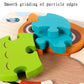 High Quality 3D Wooden Puzzle Baby Cartoon Animal Traffic Jigsaw  Early Learning Cognition Game Puzzle Toys for Children