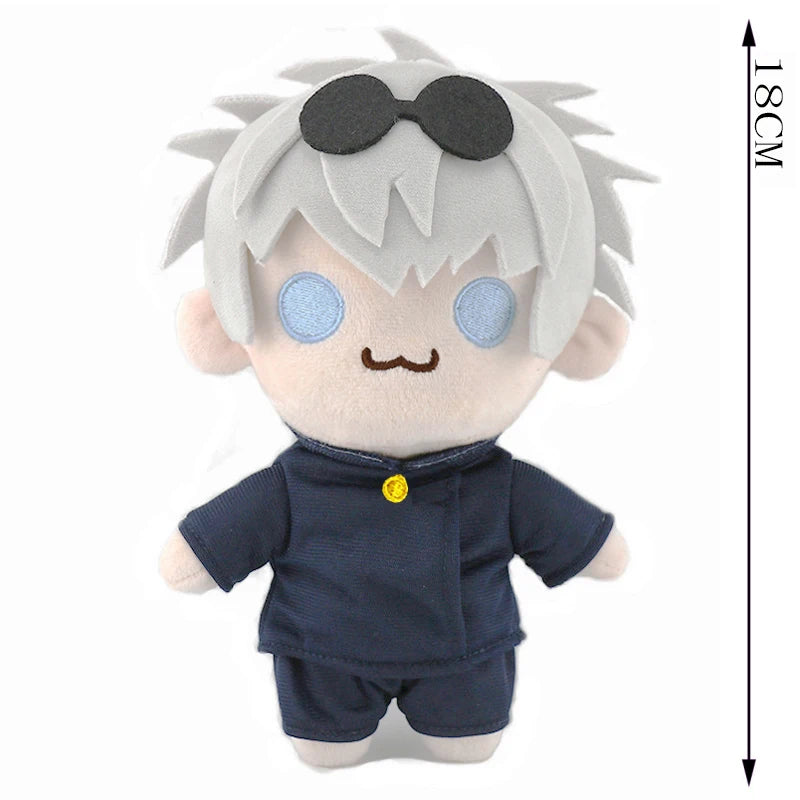 Kawaii Jujutsu Kaisen Plush Toy Cartoon Game Character Satoru Gojo Getou Suguru Plush Doll Jujutsu Kaisen Doll