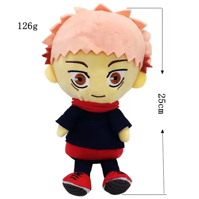 25cm Jujutsu Kaisen Plush Toys Anime Gojo Plushies Fushiguro Megumi Kugisaki Nobara Gojo Satoru Soft Stuffed Dolls Kids Gifts