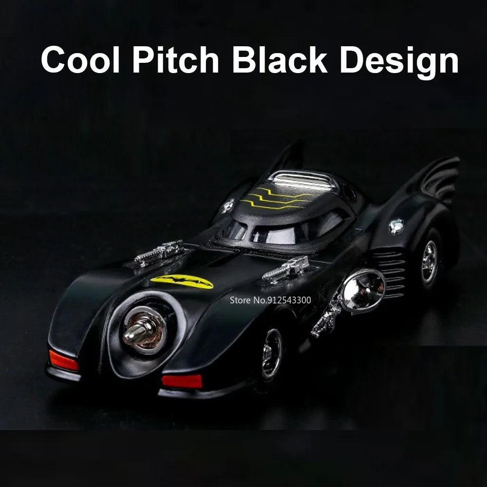 1/38 Alloy Batmobile Toy Car Model Alloy Diecast with Pull Back Sound Light Model Vehicles Collection Toy for Boy Birthday Gifts