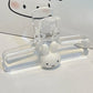 Cute Miffy Rabbit Sweet Creative Cartoon Pattern Simple Fashionable Small Portable Plastic Transparent File Exam Paper Memo Clip
