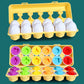 Eggs Screws 3D Puzzle Montessori Learning Education Math Toys Kids Shape Match Smart Game For Children Educational Easter Gifts