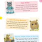 Rabbit Doll 1/12 Micro Dollhouse Reindeer Sheep Elephant Squirrel Family Kitchen Toy Miniature Furniture Set Girl Toy Gift