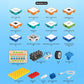 Educational Logic Building Blocks Set for Kids - Electronic Construction Programming Toy for Learning Physical Computing