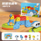 Popular toy Children' Anti-Gravity Magnetic Attraction Track Train Set Changeable Magic Rail Car Electric Toy Play Vehicle Model