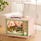 Robotime Rolife Sakura Dreamy Tour DIY Music Box 3D Wooden Puzzle with Lights Sakura Design Unique Home Decor Giftfor Kids