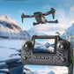 E88 Pro Foldable Drone Dual HD Camera Optical Flow Positioning 2.4G Signal 100M Remote Range One Key Takeoff Landing Return Outdoor Aerial Drone
