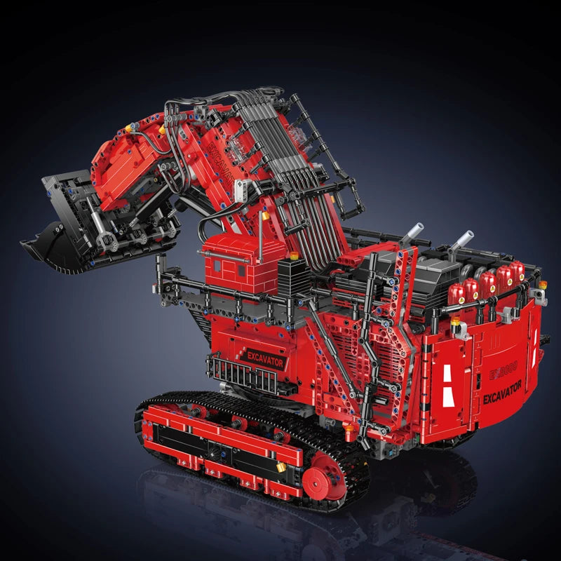Mould King 17070 17071 Technical Car Toys The RC R 9800 Excavator Building Block Engineering Excavator Brick Kids Christmas Gift