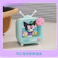 kawaii Sanrio Character TV Channel Series Luminous Night Light Toys Anime Kuromi Cinnamoroll HelloKitty Girls Desktop Ornaments