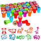 10pcs Assorted Stamps for Self-ink Stamps Toy Stamps Smiley Face Seal Scrapbooking DIY Painting Photo Album Decoration