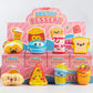 12pcs/Set Simulation Food Squishy Hamburger Fries Capybara Axolotl Squeeze Toy Stress Relief Decompression Toys