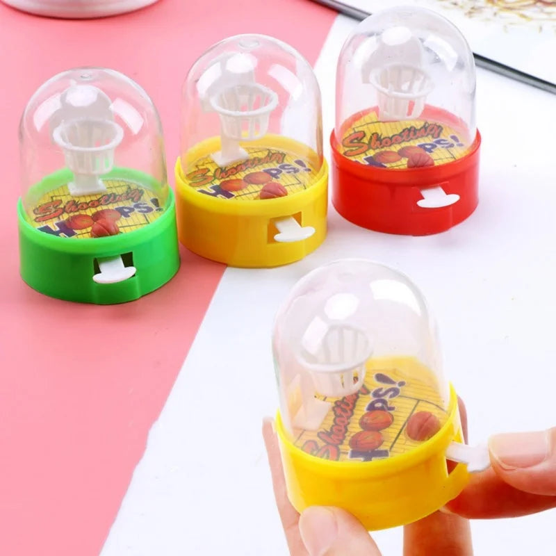 10Pcs Mini Desktop Fingers Basketball Shooting Game Toys Birthday Party Favors Supplies Pinata Filler Bag Sport Theme Party