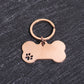 Custom Name Dog Tags Personalized Text Dog ID Tag Bone Shaped Stainless Steel Laser Engraving Anti-lost Customized Pets ID Tag