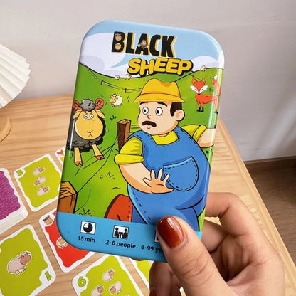 Cartoon Board Game Chicken Piou Piou Multicolor Card Game Drecksau Black Sheep Card-Based Party Game For 5-8 year old kids