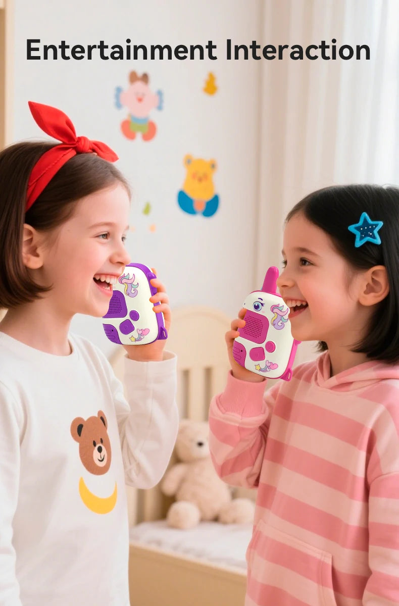 Children's Walkie Talkie Handheld Small Pager Parent-Child Wireless Outdoor Remote Intelligent Communication Puzzle Toy Gift