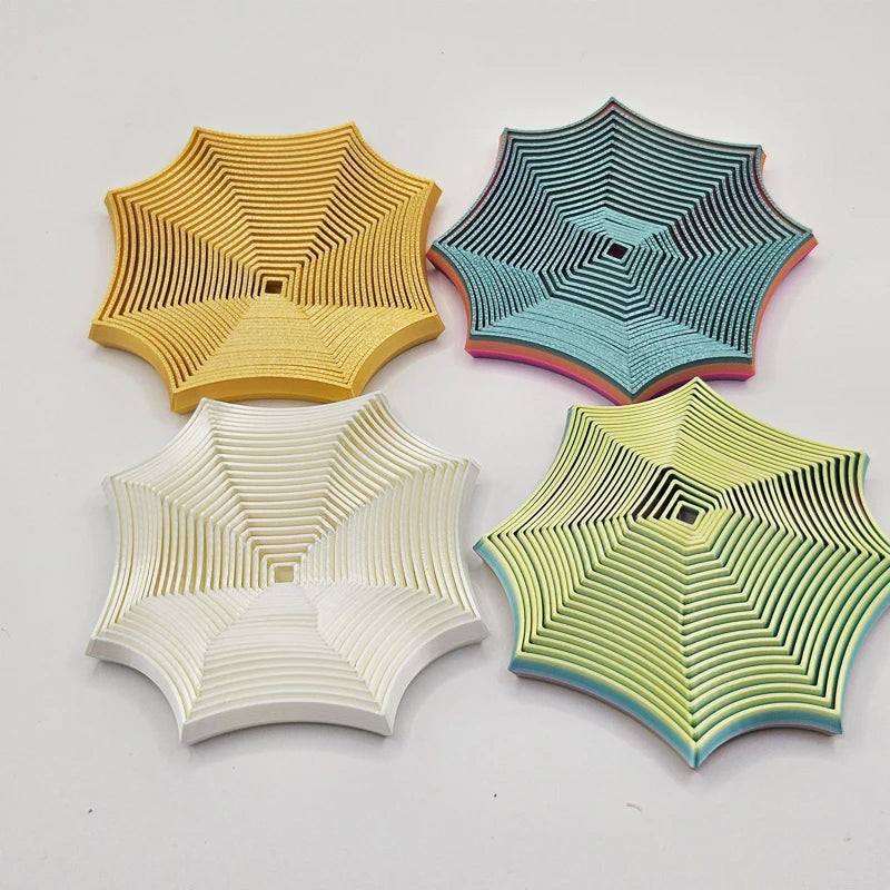 Octagonal Fidget Fidget Octagonal Toy 3D Printing Geometric Illusion Antistress Fidget Toys For Stress Sensory Party Games