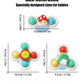 Baby Suction Cup Spinning Toys – 3pc Cartoon Animal Fidget Set