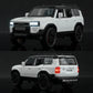 1:32 Prado SUV Car Model Toys Alloy Die-casting Pull Back 6 Doors Opened Sound Light Off-road Vehicle Gifts for Kids Collection