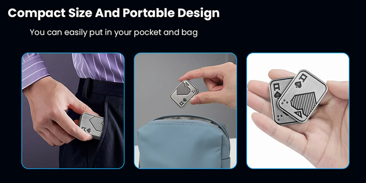 Sliding Cover Push Card Micro Creative Fingertip Gyroscope, with Diverse Shapes, EDC Stress-Relieving Office Desktop Toys