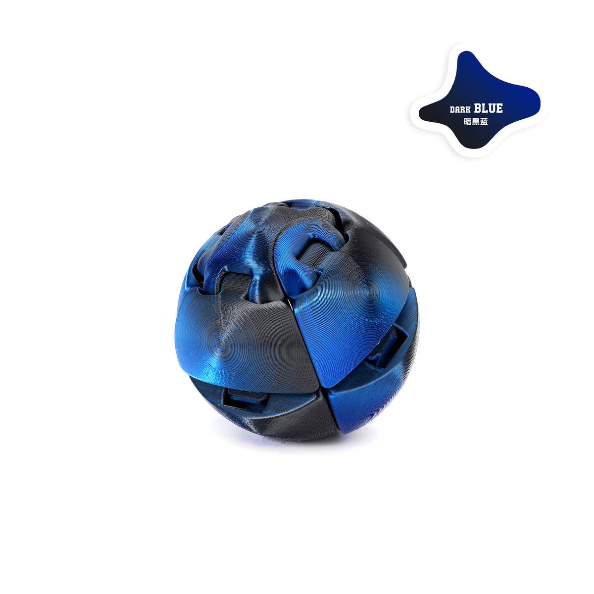 3D Printed Gear Ball Rotating Ball Movable Fidget Spinner Stress Relief Toys for Kids Model Desktop Creative Ornament Toys Gifts