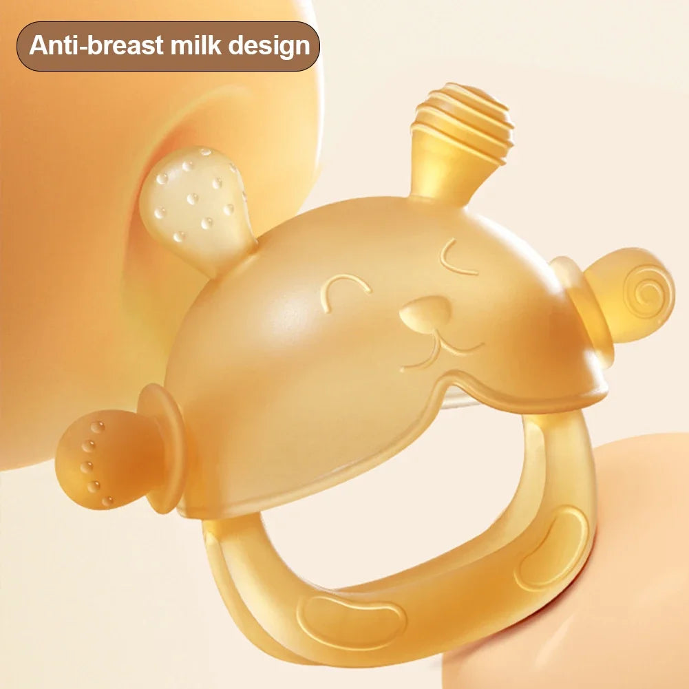 1Pcs BPA Free Silicone Baby Teether Gloves Anti-eating Hand Molar Baby Accessorie Anti Drop Wrist Hand Teether Dental Care Gums