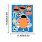 8/16Sheets Make a Face Cartoon Toy Story Stickers DIY Ryder Chase Assemble Jigsaw Kids Toy Children Boys Game Party Gift