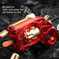 Alloy Mini Toy Gun with One-Button Shell Ejection Spinner Multiple Fun Modes Stress Relief Fidget Toy Cool Gift for Boys Teens