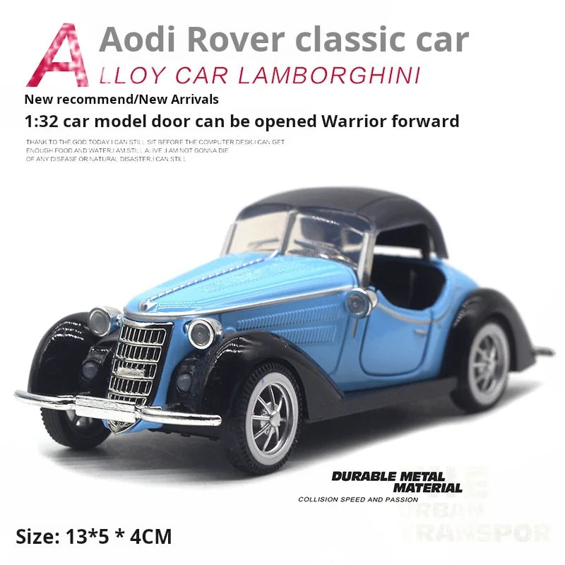 1:32 Vehicle Model Super Classic Pull Back Toy Car Educational Collection Door Open Car Model Gift Gift Car for Audi