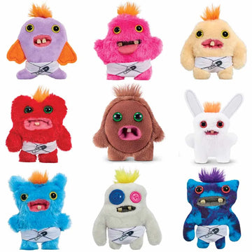 Baby Fuggler Plush Doll Fuggler Ugly Monster REEK-O Wide Eyed Weirdo Sasquoosh Soft Smalll Stuffed Toy With Box