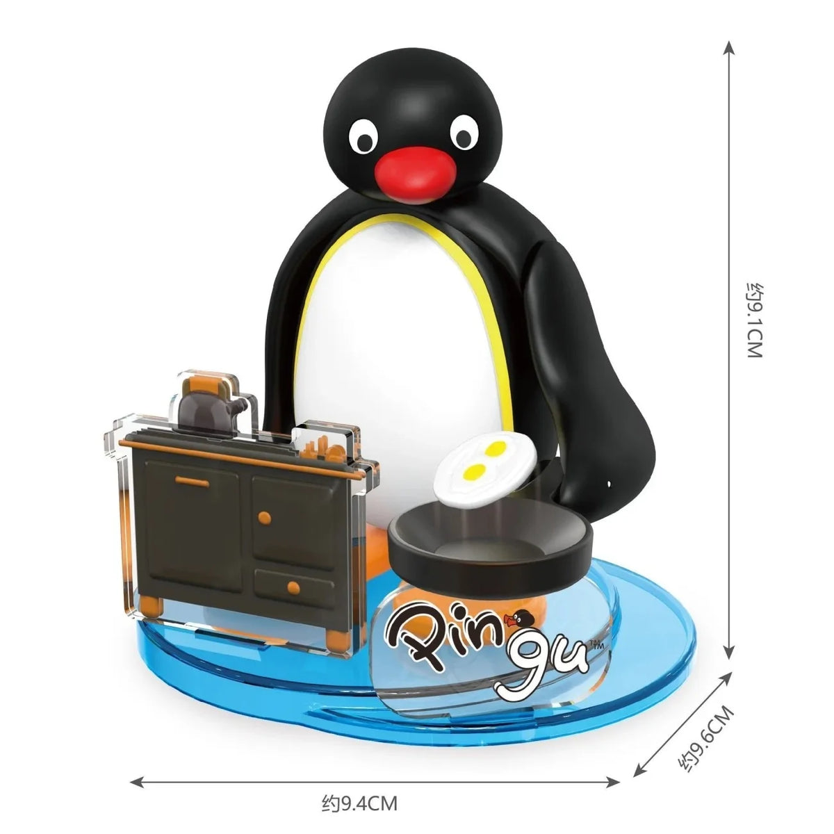 Hot Sale Original Pingu Little Everyday Series Blind Box Kawaii Doll Wind-Up Toy Pingu Model Mystery Box Custom Birthday Gifts
