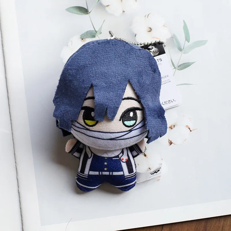 12cm Anime Demon Slayer Surrounding Plush Toys, Keychain Figurines, and Small Plush Dolls
