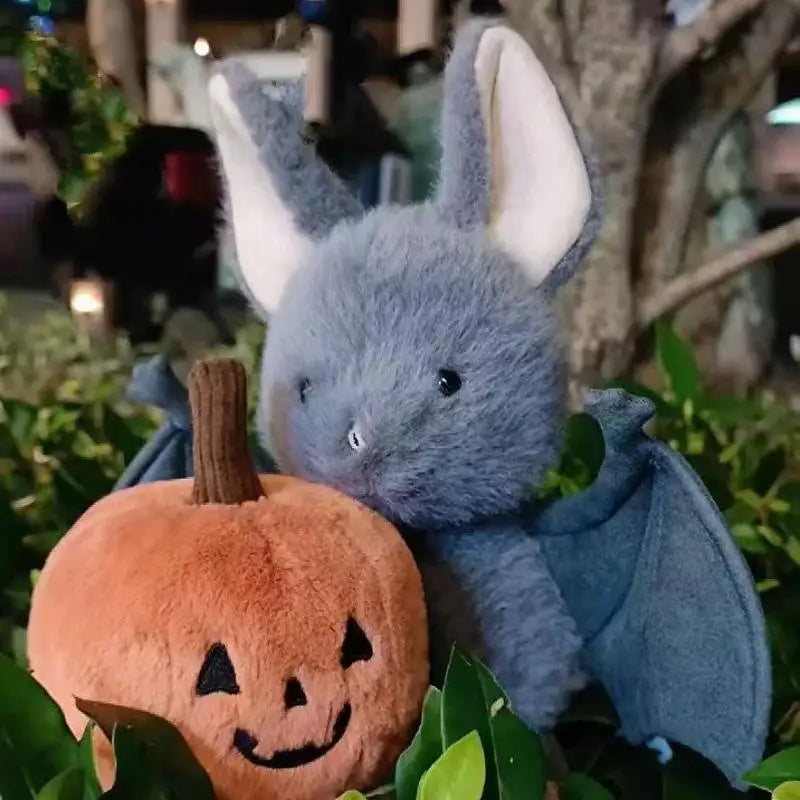 1PC Lovely Fun Bat Pig Plush Doll Cute Cartoon Animal Soft Stuffed Doll Toys Home Car Decoration Holiday Gifts