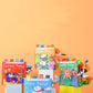 New 3D Visual Tail Cloth Book Baby Tear Resistant Biteable Cognitive Tool Interactive Parent-Child Fun Toddlers Enlighten Toys